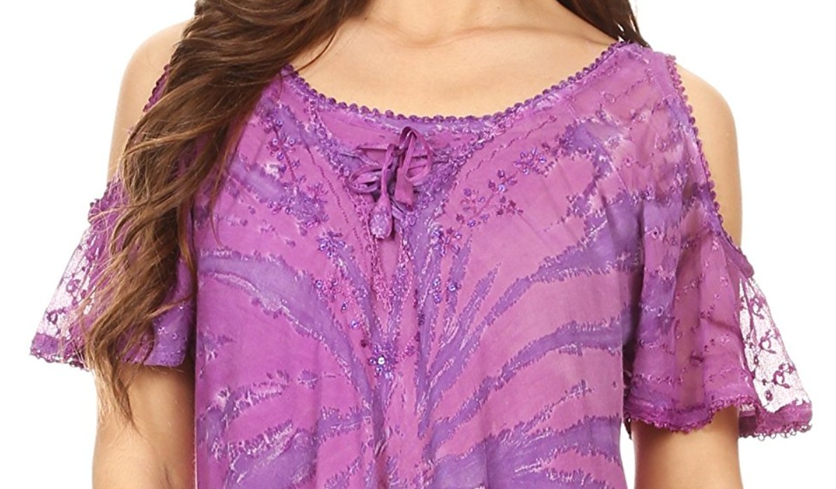 Tunika Filipa PLUS - FIALOVÁ (obvod do 117 cm)