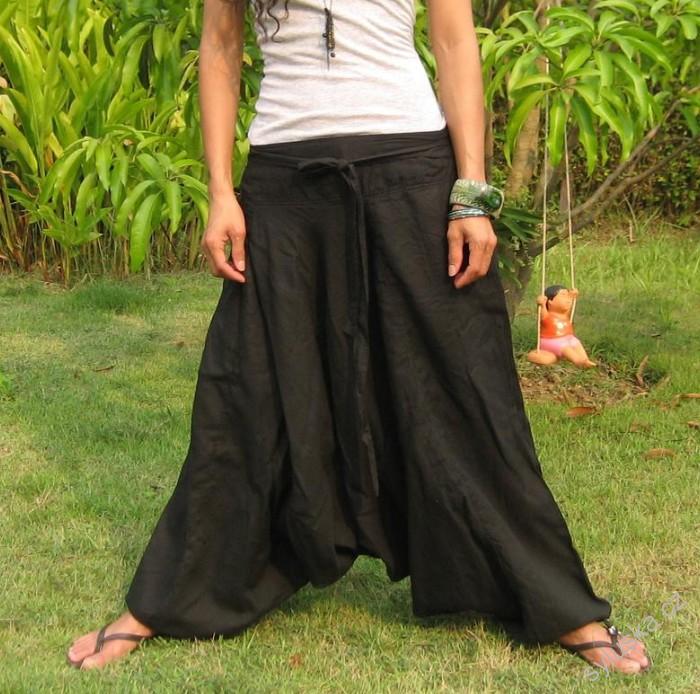 HAREM yoga kalhoty - ORANŽOVÉ