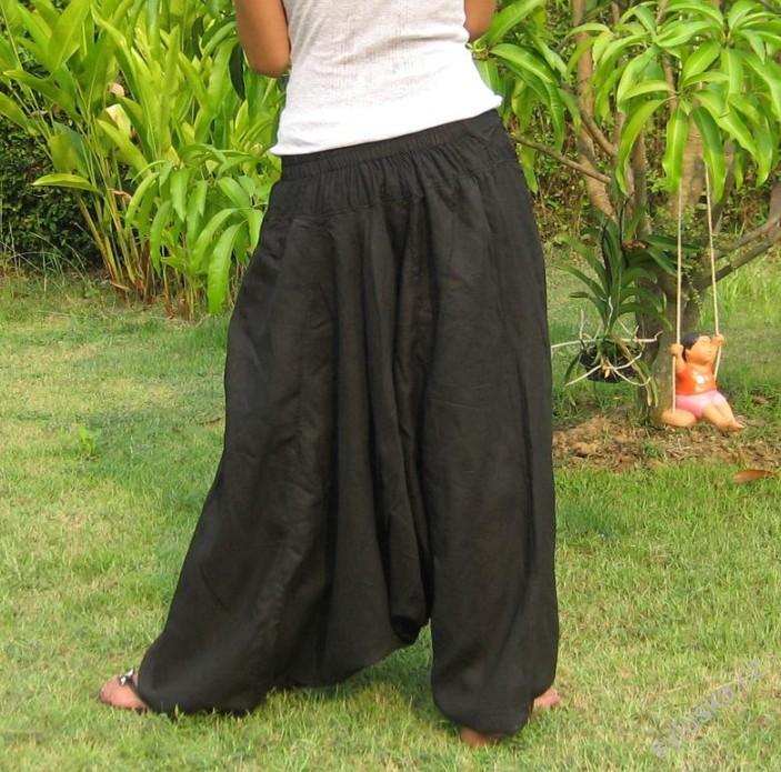 HAREM yoga kalhoty - ORANŽOVÉ