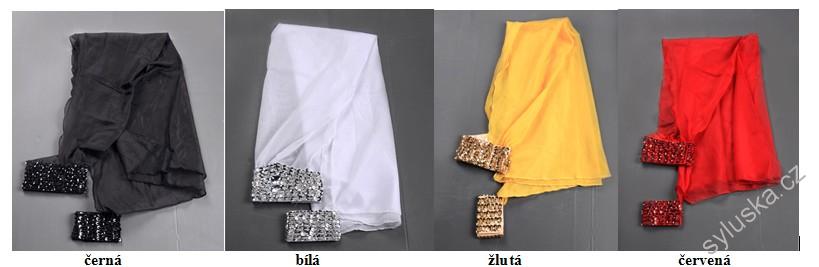 Nárameník se závojem (1ks) - VÍCE BAREV