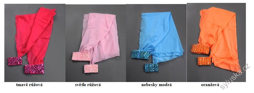 Nárameník se závojem (1ks) - VÍCE BAREV