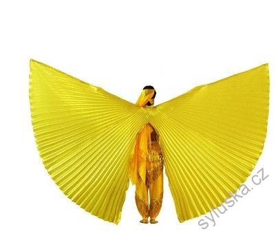 Křídla ISIS velká (145 cm) - půlená - ZLATÁ