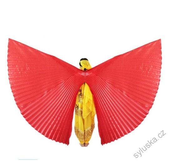 Dívčí křídla ISIS (120 cm) - půlená - ČERVENÁ