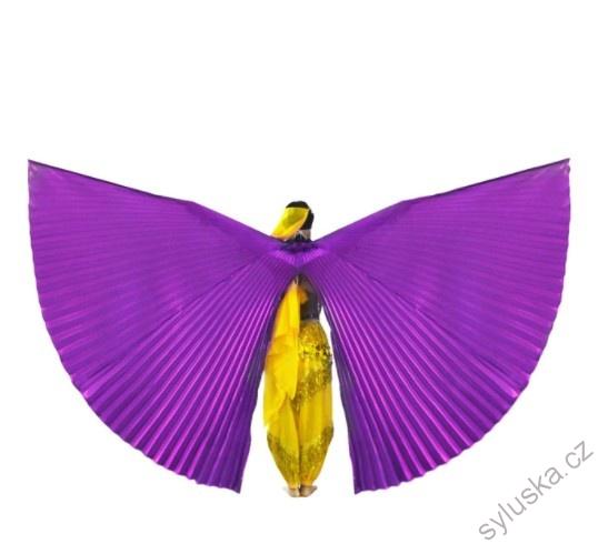 Dívčí křídla ISIS (120 cm) - půlená - FIALOVÁ
