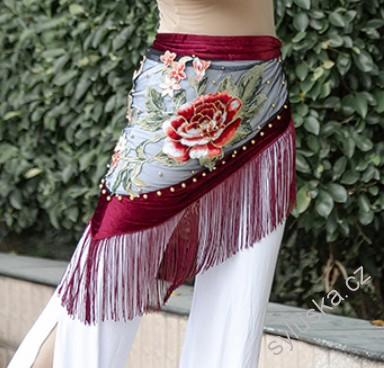 Belly dance šátek ROSA - vícebarevný