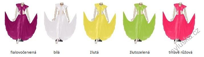 Set SUKNĚ+TOP (01) šifon, více barev, I NA MÍRU 