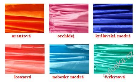 Kalhoty satén, rozparek, 25 barev I NA MÍRU