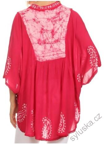 Tunika AMORI - růžová-bílá (obvod do 99 cm)