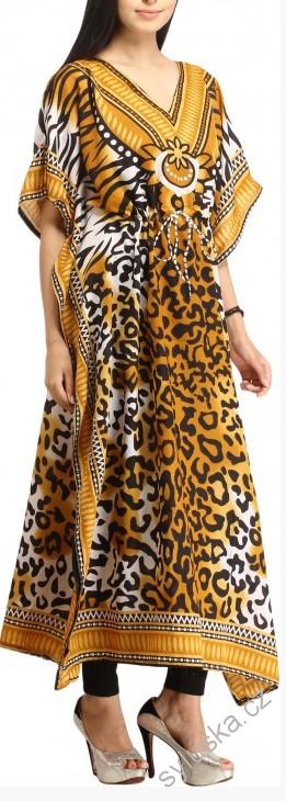 KAFTAN dlouhý (26) - ŽLUTÝ