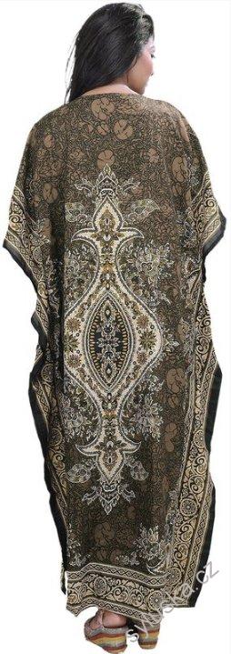 KAFTAN dlouhý (24b) - HNĚDÝ