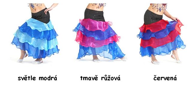 Dívčí taneční sukně ELLEN