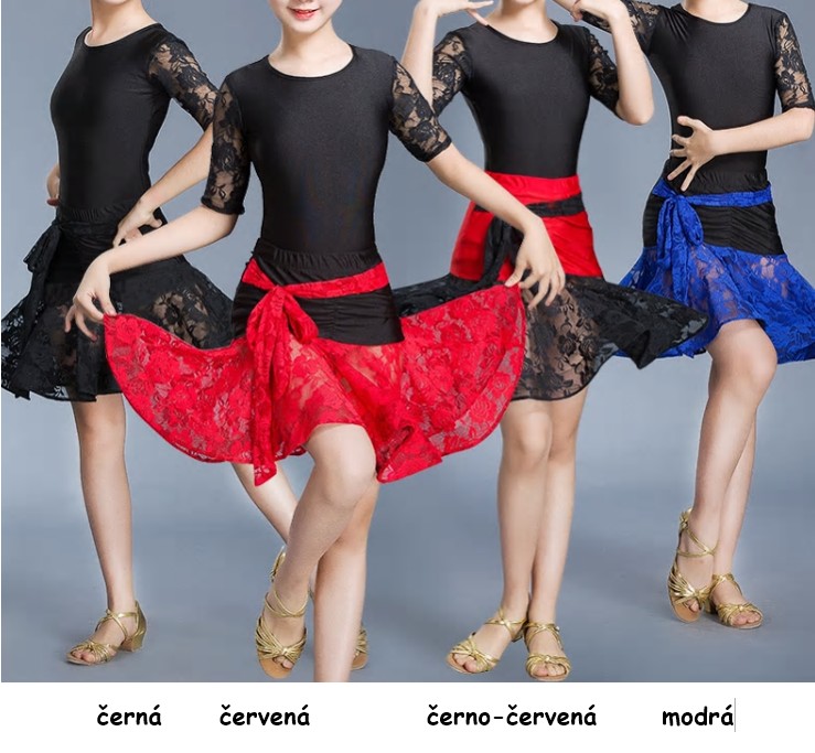 Dívčí latino komplet KRISTY, více barev