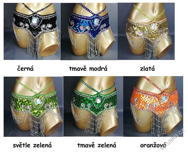 Ozdobný belly dance pás BELINDA