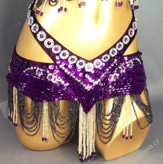 Ozdobný belly dance pás STELA