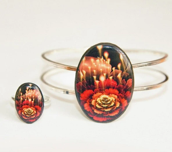 Plamen - zvýhodněná VELKÁ SADA s broží