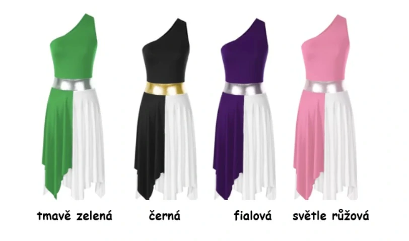 Taneční šaty DALINDA - více barev