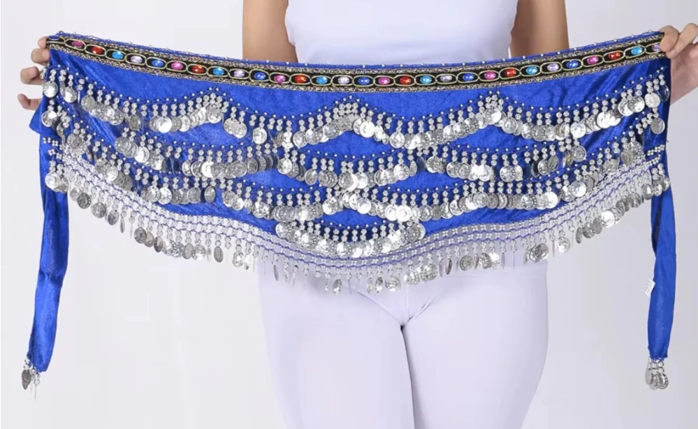 Penízkový šátek JASIM - stříbrný - VÍCE BAREV