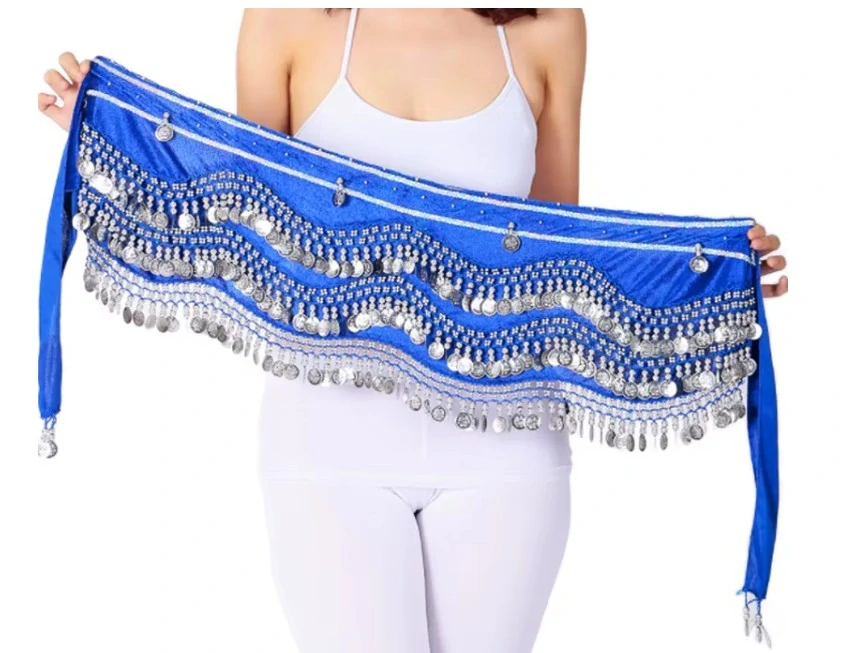 Sametový penízkový šátek VIGO - stříbrný - VÍCE BAREV