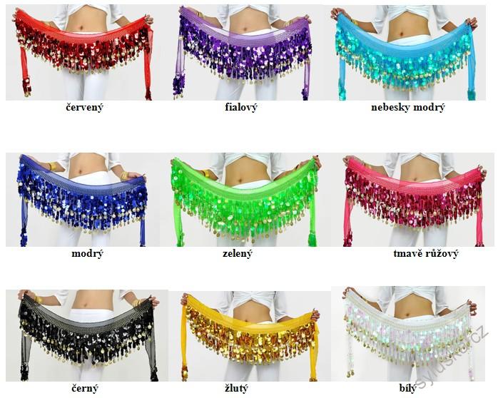 Penízkový šátek BARIKA (1) - VÍCE BAREV