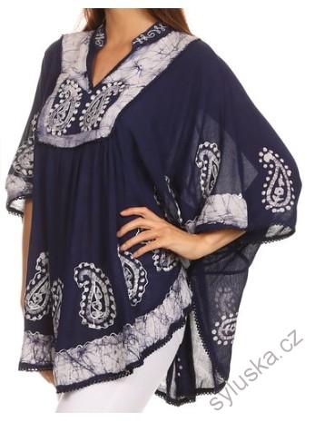 Tunika AMORI - modro-bílá (obvod do 99 cm)