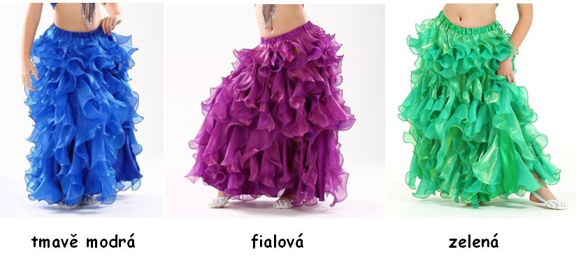 Dívčí taneční sukně DAMIA - vel. S/M/L