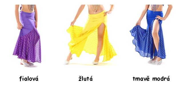 Dívčí taneční sukně PAULA