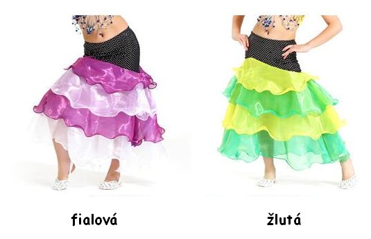 Dívčí taneční sukně ELLEN