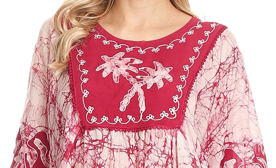 Tunika (kaftan) Lyneda - vínová (do 127 cm)