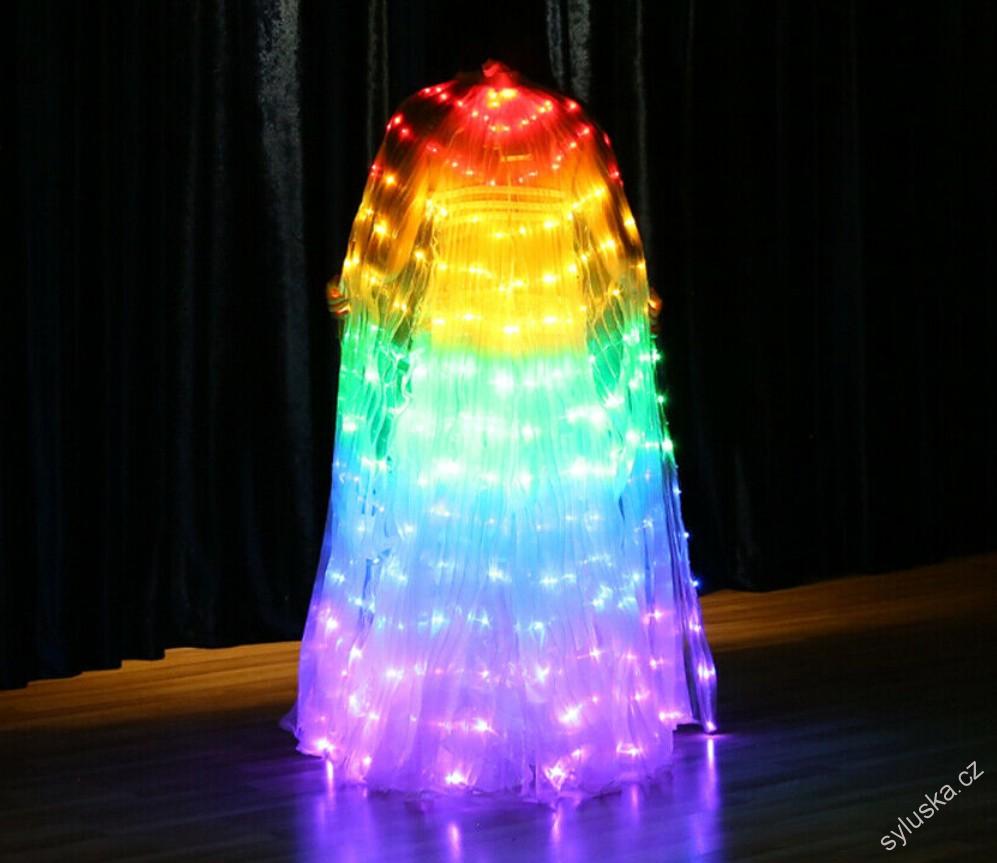 SKLADEM - LED Isis křídla velká - MULTICOLOR (b) (198 diod)