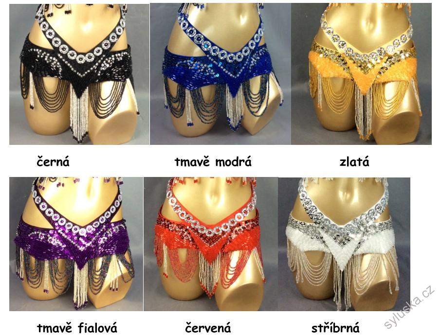 Ozdobný belly dance pás STELA