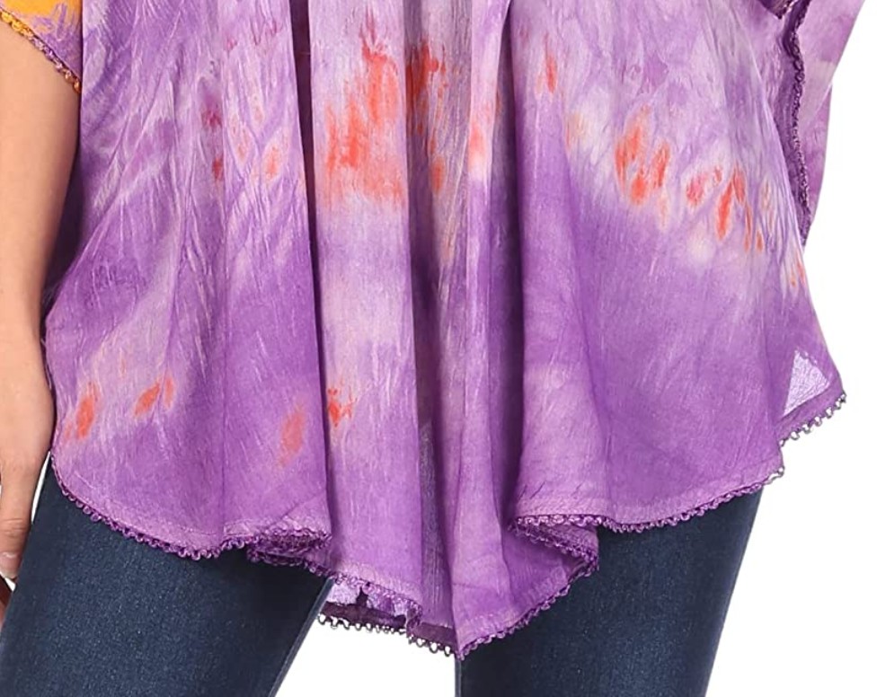 Tunika (kaftan) Lepha - ORANŽOVÁ (až 150 cm)