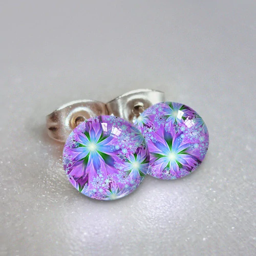 LILIE - souprava přívěsku a puzetových náušnic