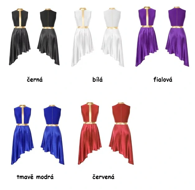 Taneční šaty BABETA - více barev