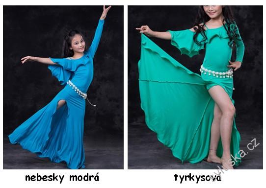 Dívčí orient šaty HELA - MALINOVÉ, vel. S/M/L
