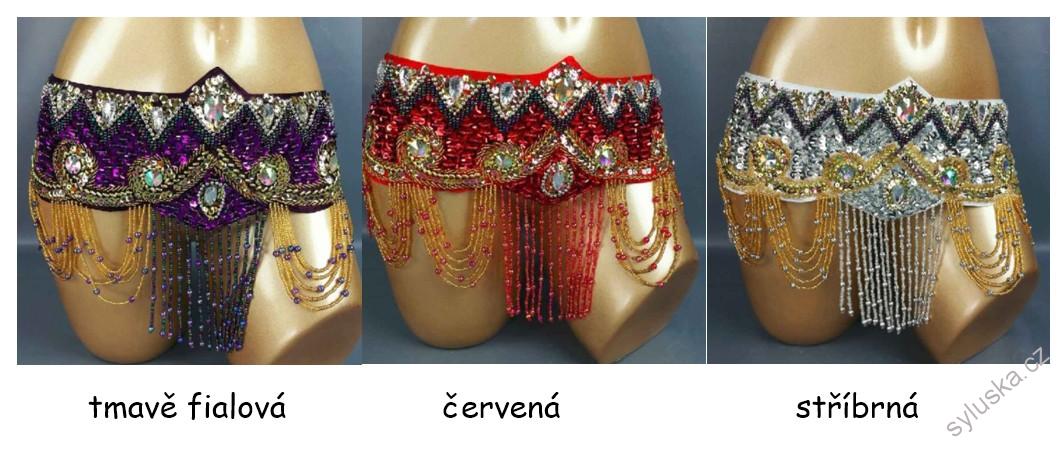 Ozdobný belly dance pás KARIM