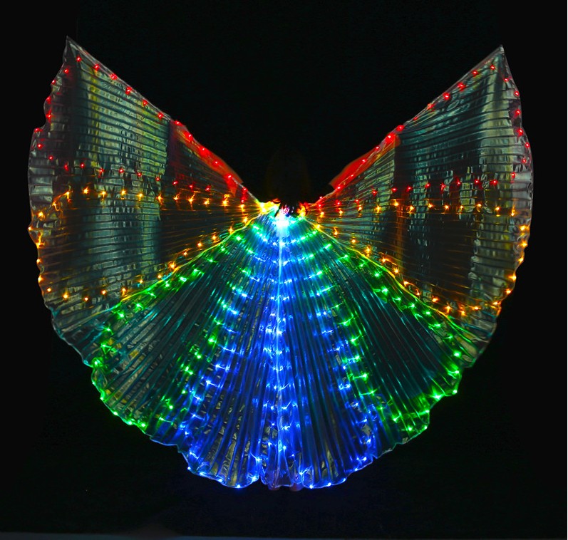 LED Isis křídla LÍSTEČKY - MULTICOLOR (288 diod)