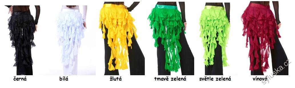 Šátek SAMBA s třásněmi