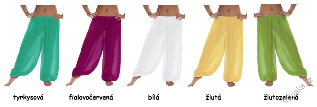 Kalhoty šifon, 25 barev I NA MÍRU