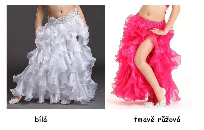 Dívčí taneční sukně DAMIA - vel. S/M/L