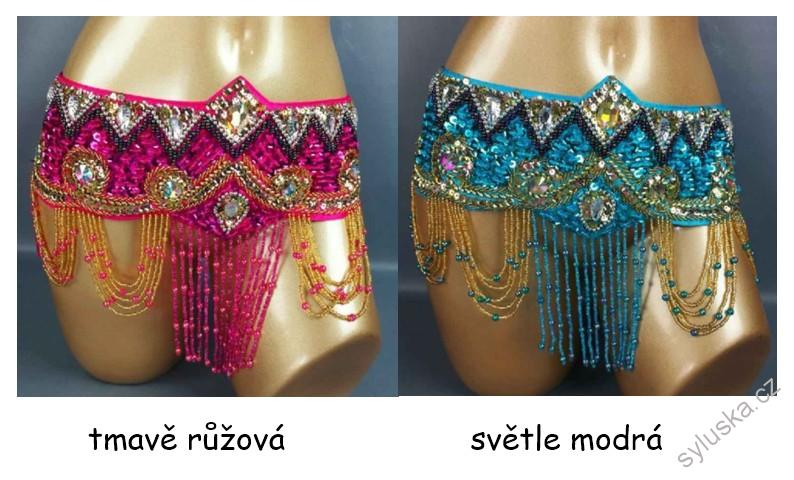 Ozdobný belly dance pás KARIM