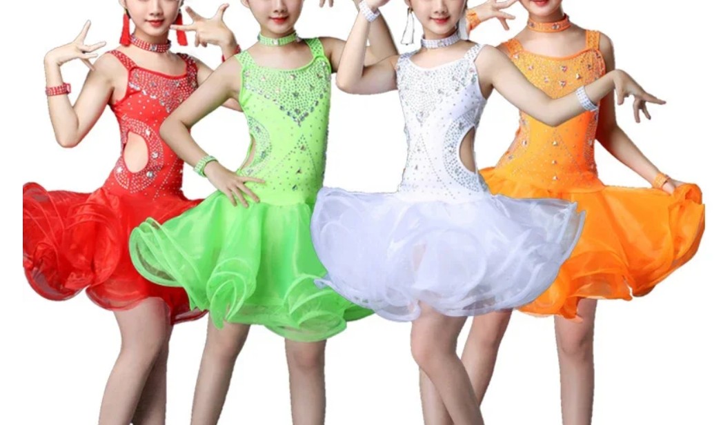 Dívčí latino šaty JUSTINA