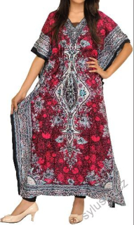 KAFTAN dlouhý (24) - RŮŽOVÝ
