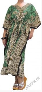 KAFTAN dlouhý (24b) - ZELENÝ