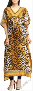 KAFTAN dlouhý (26) - ŽLUTÝ