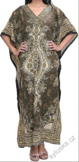 KAFTAN dlouhý (24b) - HNĚDÝ