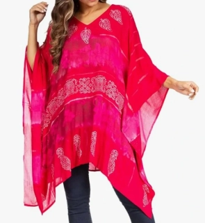 Tunika (kaftan) DAVINA - FUCHSIA (obvod do 129.5 cm)