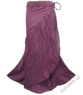 SARONG - zavinovací sukně FIALOVÁ, 100 cm